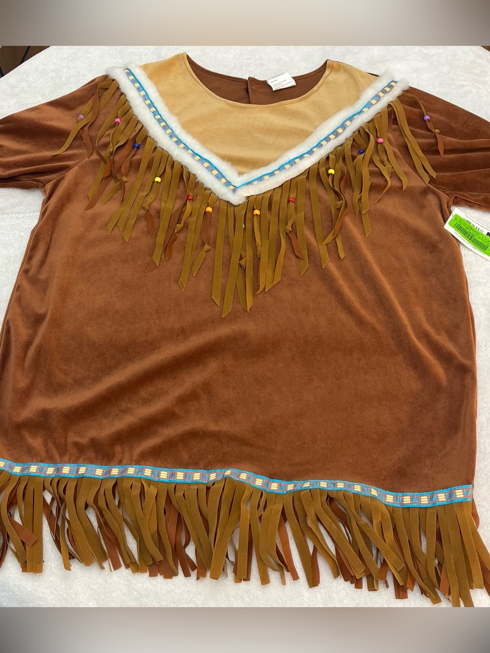 NWT Native American Indian Costume Halloween One Size Fits Most 100% Polyester